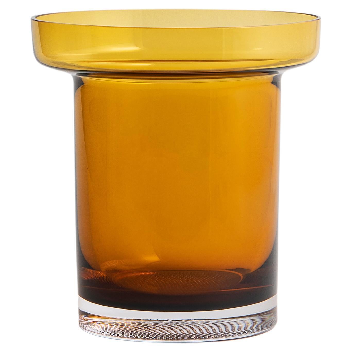 Vaso basso Kosta Boda Limelight Ambra