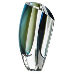 Kosta Boda Mirage Vase Forest Green/Blue XL