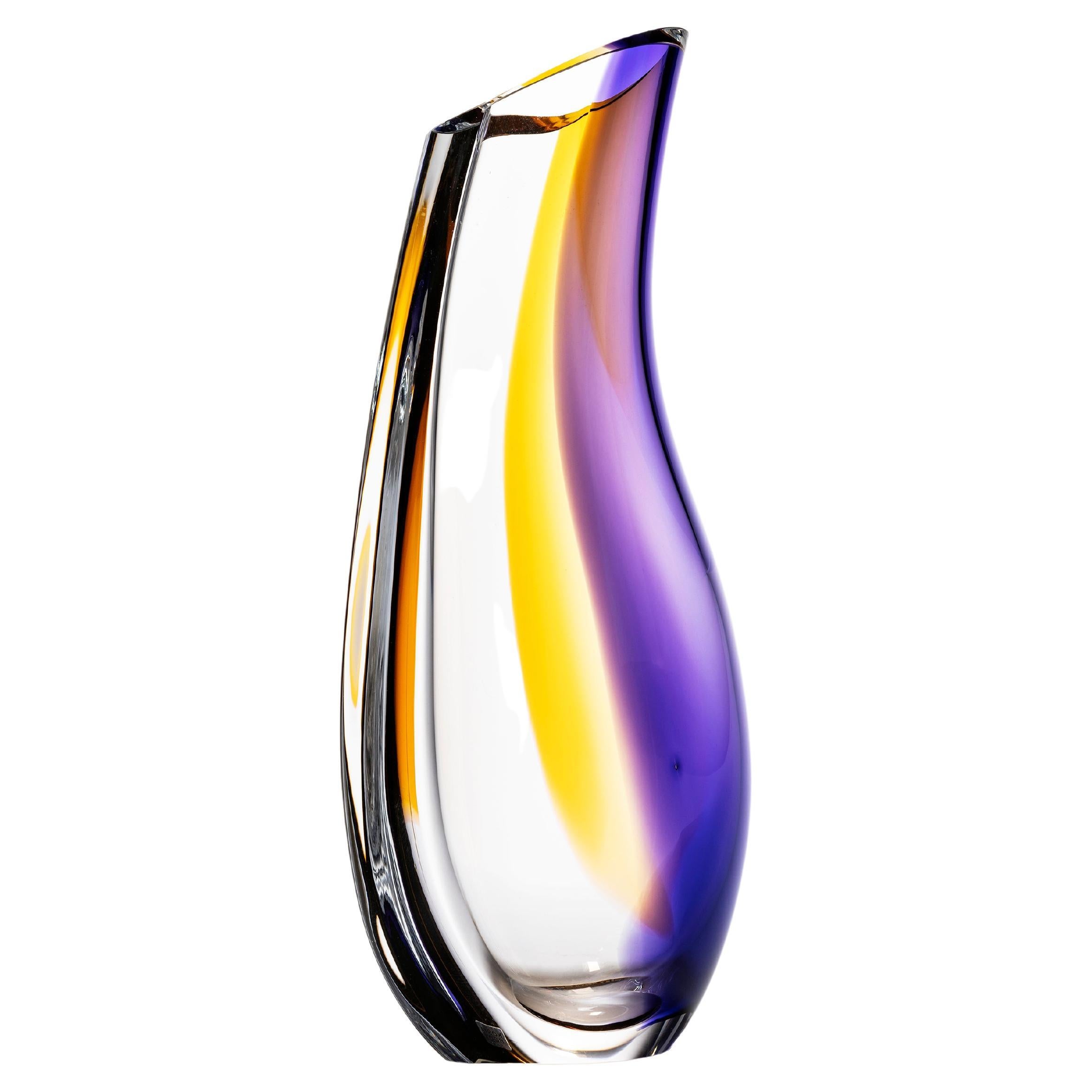 Kosta Boda - Vase haut orchidée