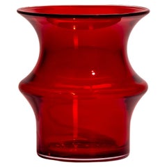 Kosta Boda Pagod Vase Red Small