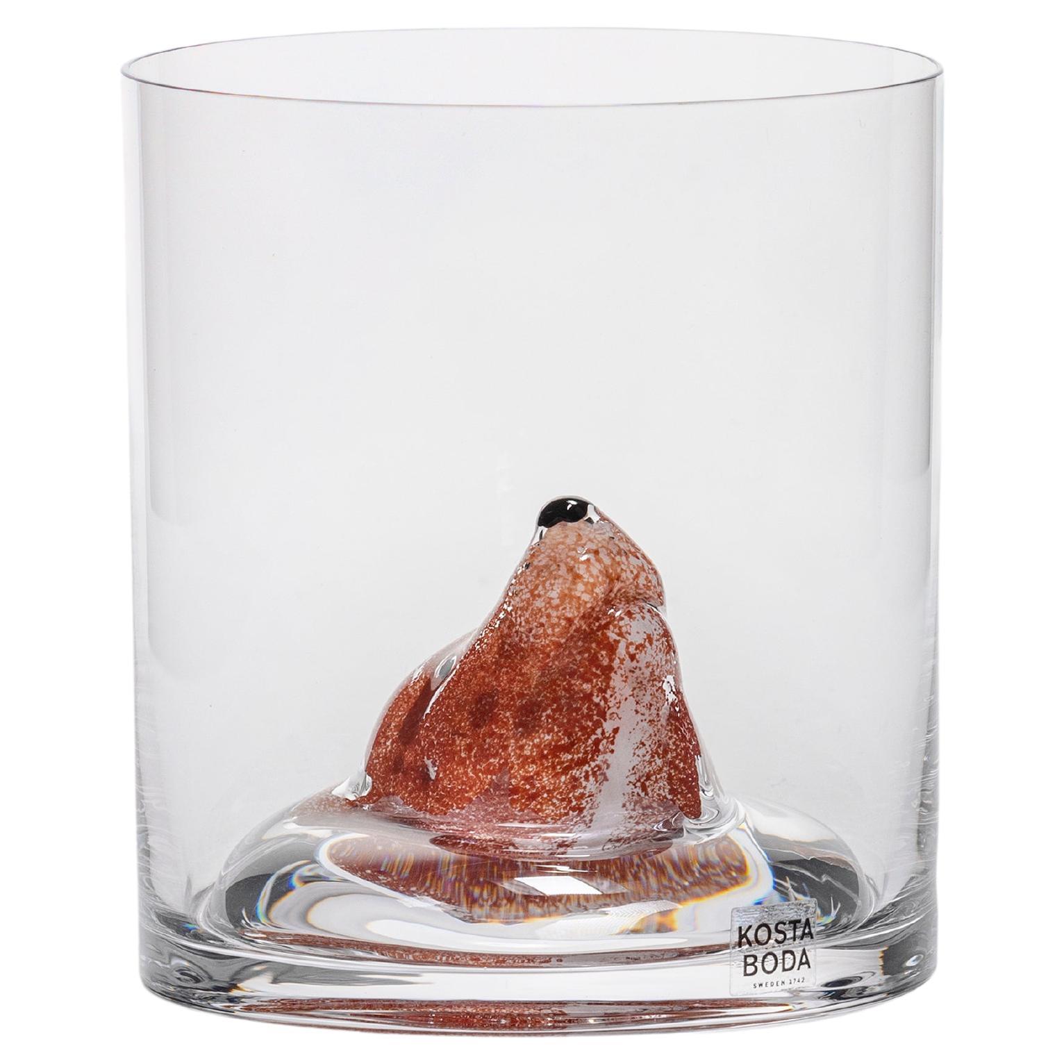 Kosta Boda New Friends Tumbler Fox For Sale