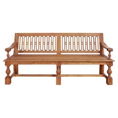 Teak Outdoor Bench, Kingston, by Bunny Williams Home