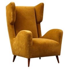 Italian Modernist Armchair by Melchiorre Bega, Italy