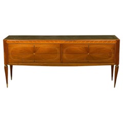 Vintage Vittorio Dassi Italian Mahogany, Fruitwood & Bronze-Mounted Sideboard / Buffet