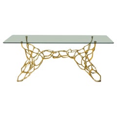 "Catarina" Rectangular Biomorphic Dining Table