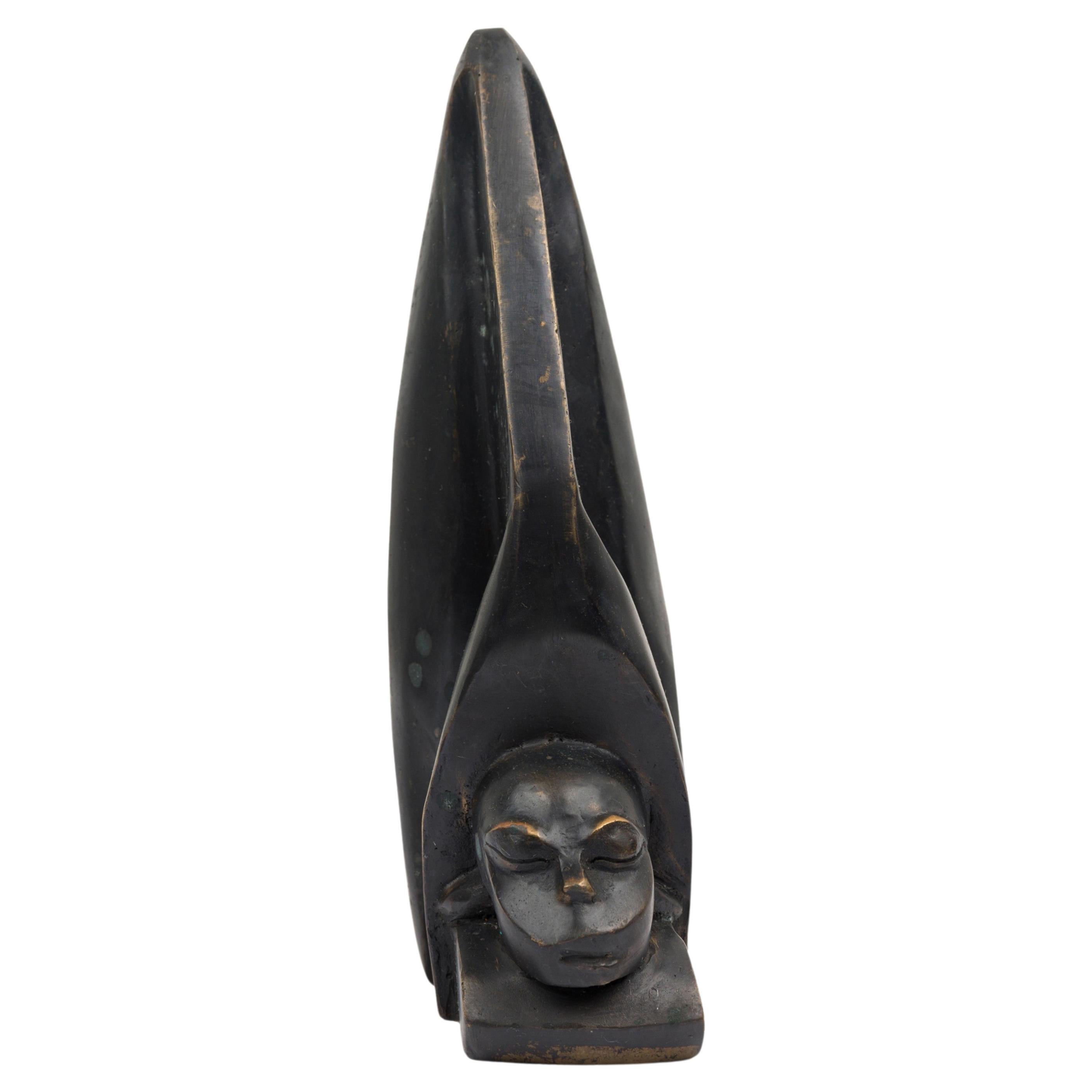 "Grendel" Limited Edition Bronze Brutalist Figural Sculpture