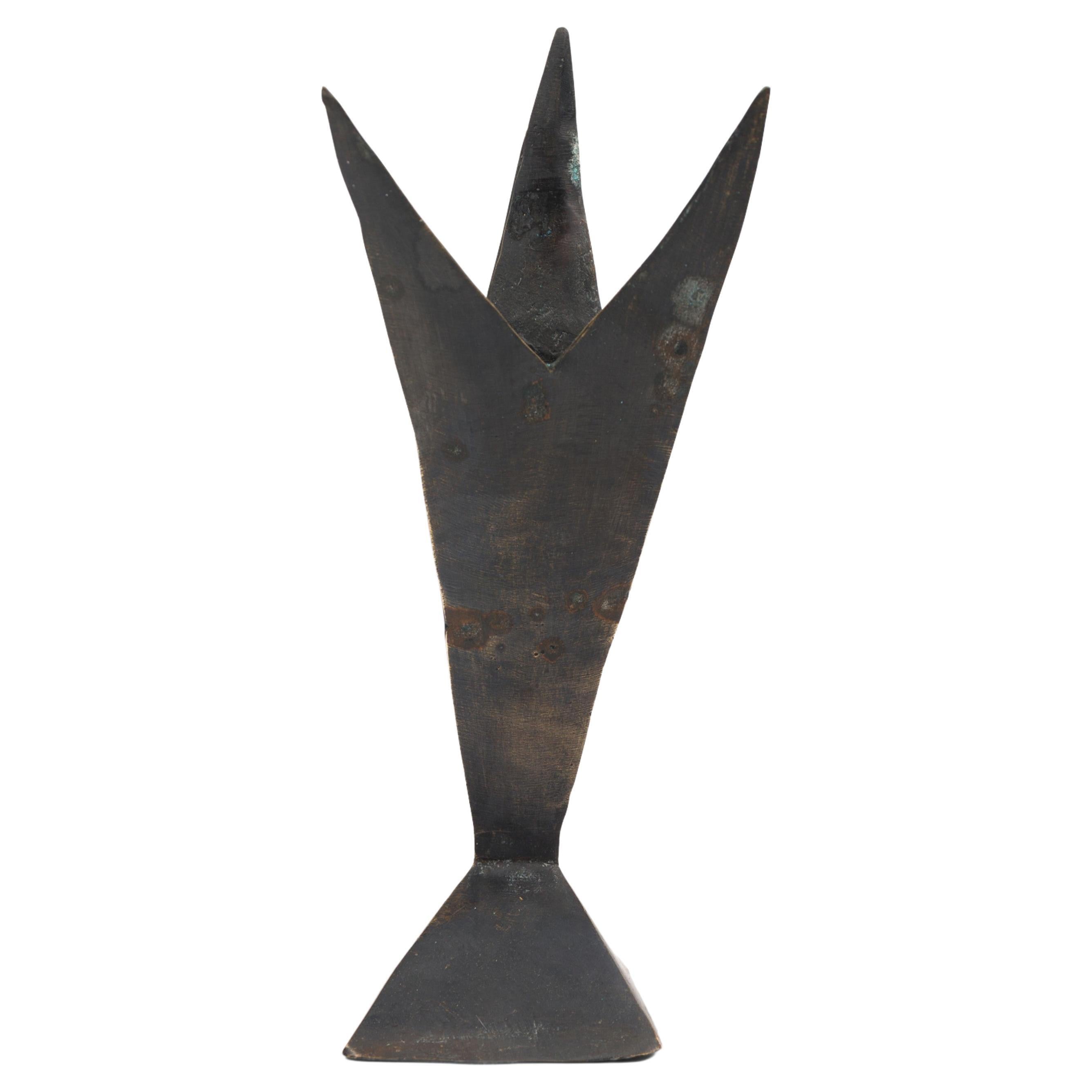 "Mallard" Limited Edition Bronze Brutalist Abstract Sculpture