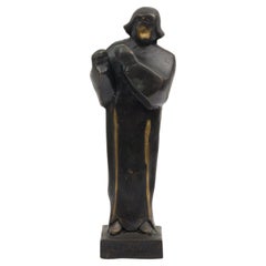 "The Preacher" Limited Edition Bronze Brutalist Figural Sculpture