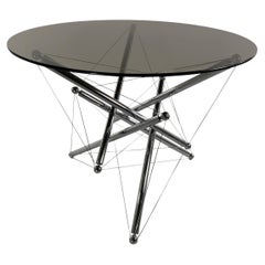 Used Theodore Waddell for Cassina Mid-Century Modern Chrome Tension Table