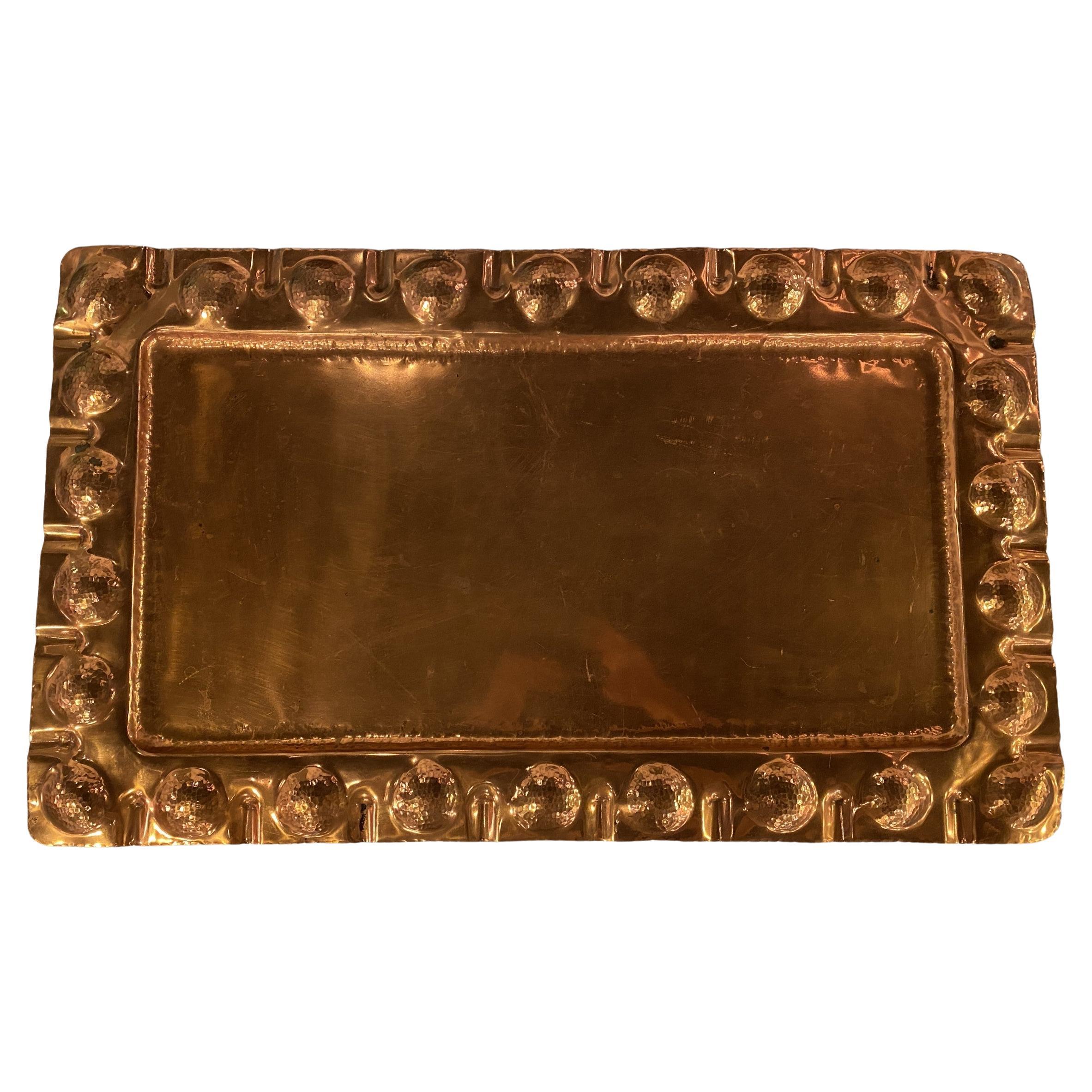 Grand plateau Arts and Crafts en vente