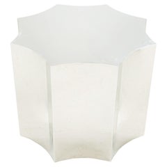Base de mesa de comedor de acero pulido Karl Springer American Modern