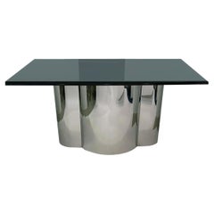 Base de table de salle à manger moderne américaine à rayons, Brueton