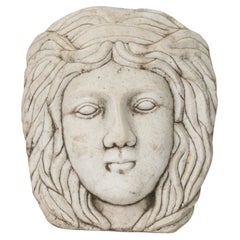 Set of 4 Italian Neo-Classic 19th Century Marble Relief Busts