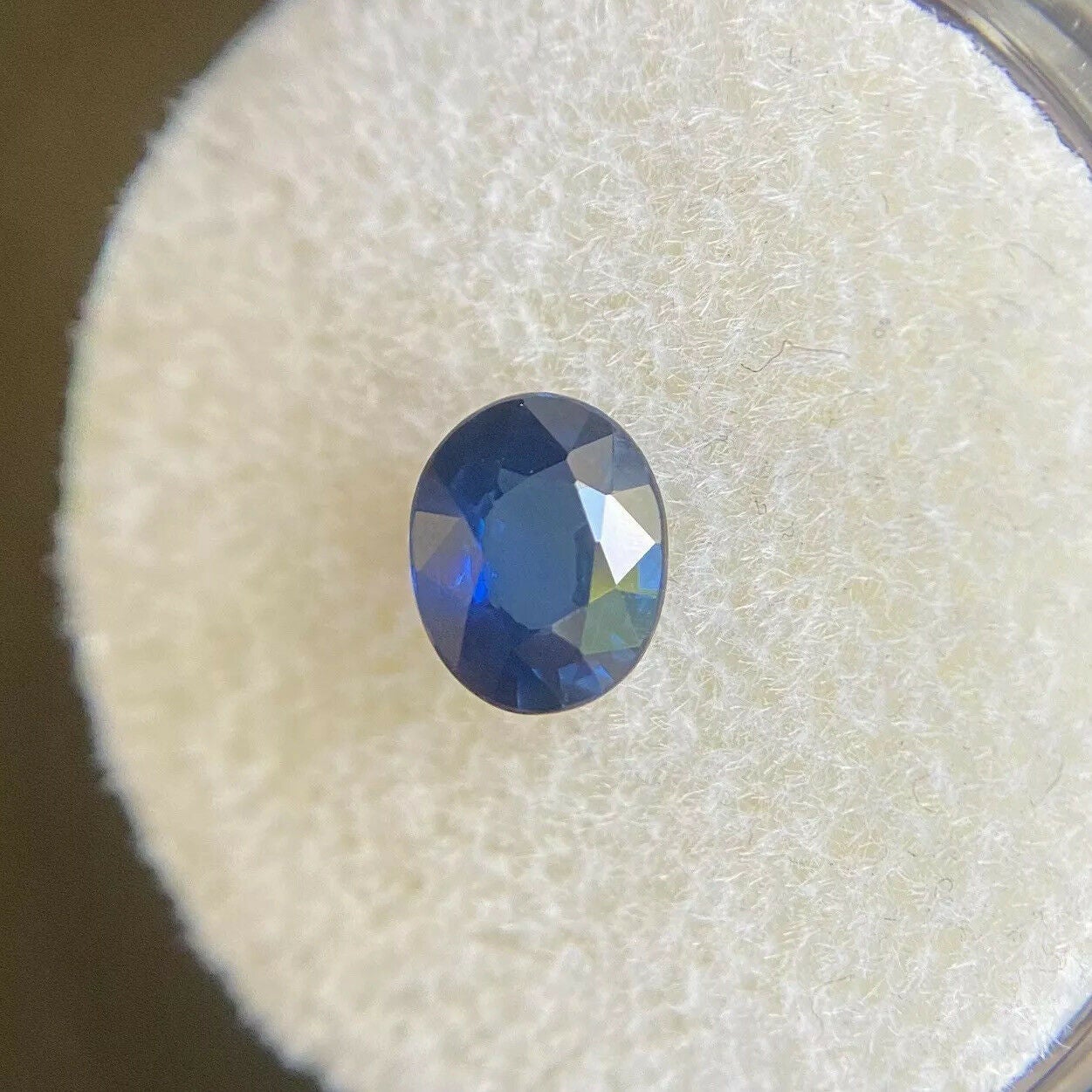 Natural Royal Blue Sapphire 0.90ct Oval Cut Thailand Loose Gemstone