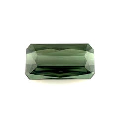 Fine 2.33ct Vivid Green Tourmaline Fancy Scissor Emerald Octagon Cut
