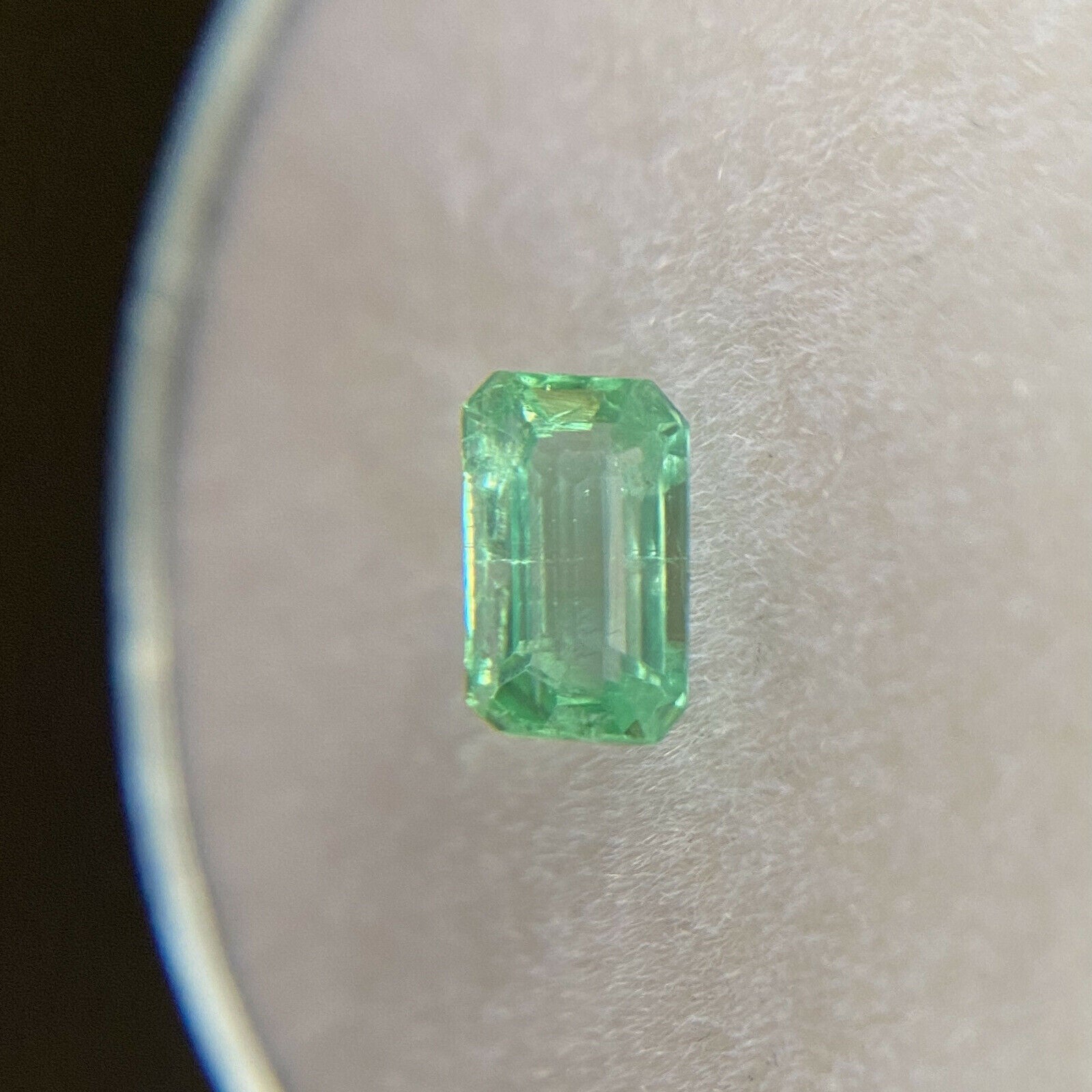 Fine Vivid Green Natural Emerald 0.35ct Rare Loose Emerald Octagon Cut Gemstone