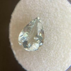 Natural Blue Aquamarine 1.91ct Pear Cut Loose Beryl Gem