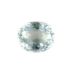 Natural Light Blue Aquamarine 3.66ct Oval Cut Loose Gemstone