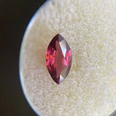 Fine 1.49ct Deep Purple Pink Rhodolite Garnet Marquise Cut Rare Gem