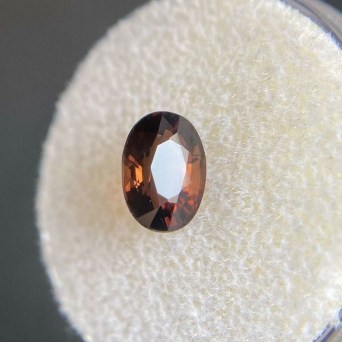 4.88ct Deep Orange Tourmaline Oval Cut Dravite Loose Gemstone For Sale