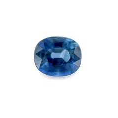 Der königsblaue Saphir 0,68 Karat im Kissenschliff loser, seltener Edelstein
