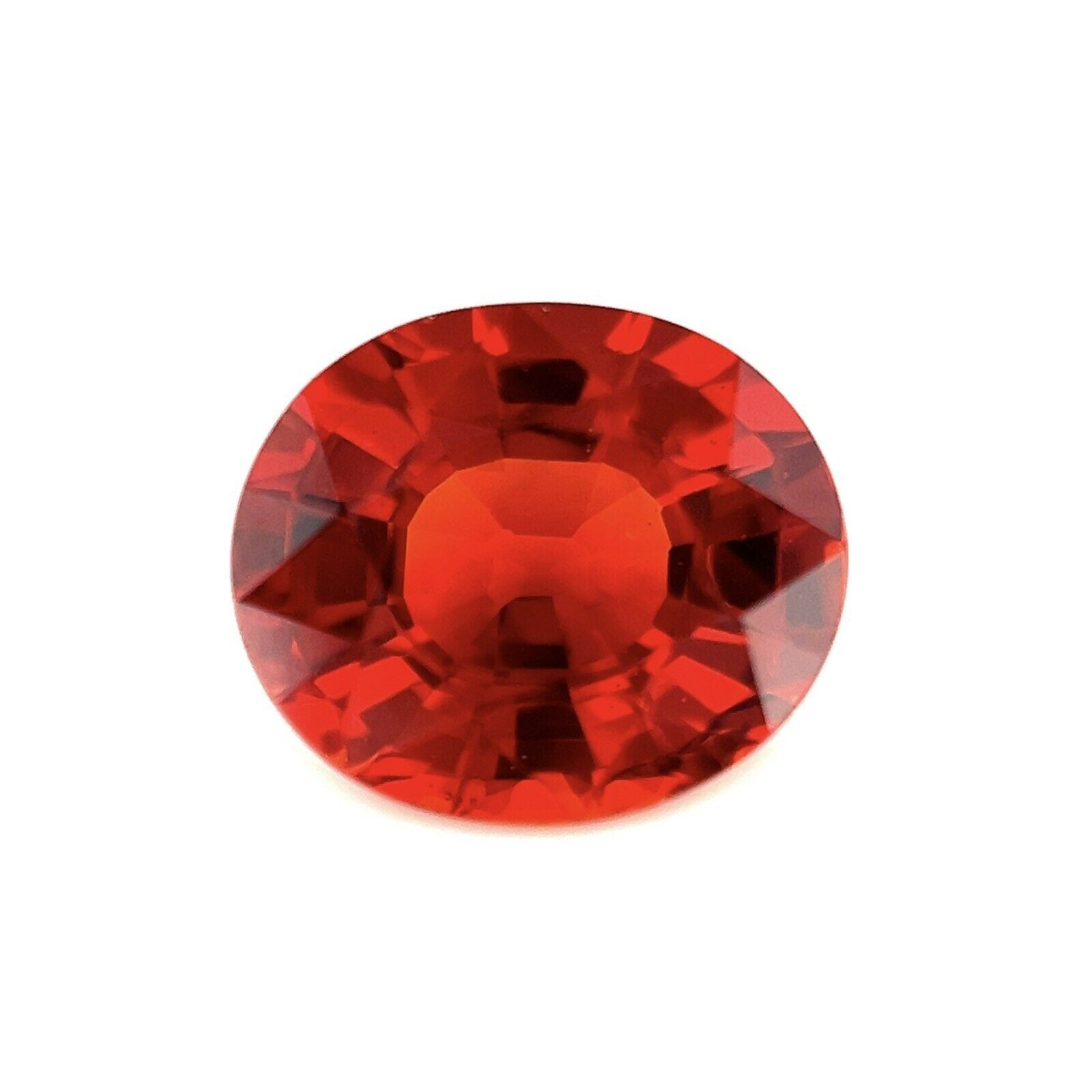 Fine 2.51ct Vivid Orange Red Spessartine Garnet Oval Cut Loose Gem