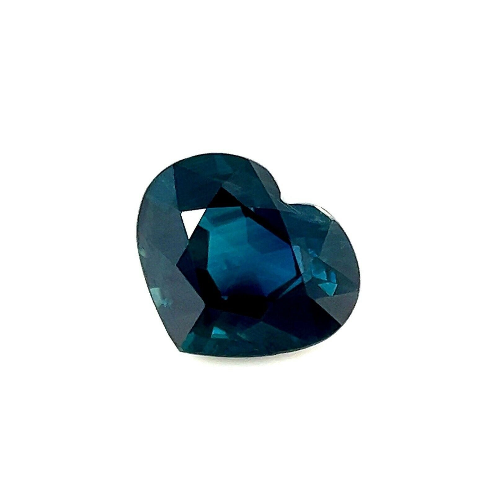 GRA Certified 1.17ct Blue Sapphire Untreated Heart Cut Loose Rare Gem For Sale