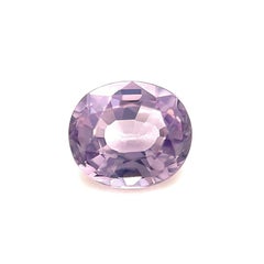 Fine Violet Purple Spinel 1.47ct Oval Cut Rare Gemstone Loose Gem