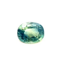 Fine 1.03ct Australia Blue Green Sapphire Oval Cut Loose Gem VS