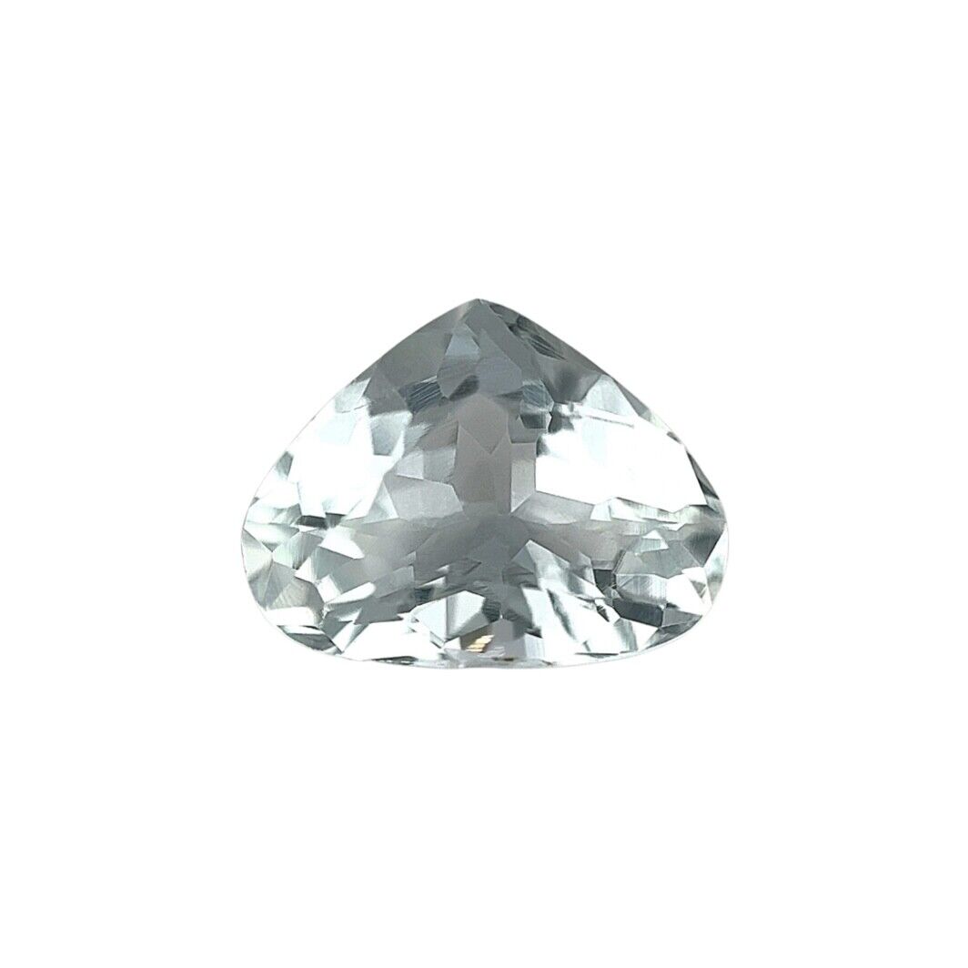 Aigue-marine naturelle bleu clair taille poire de 2,83 carats, pierre précieuse non sertie