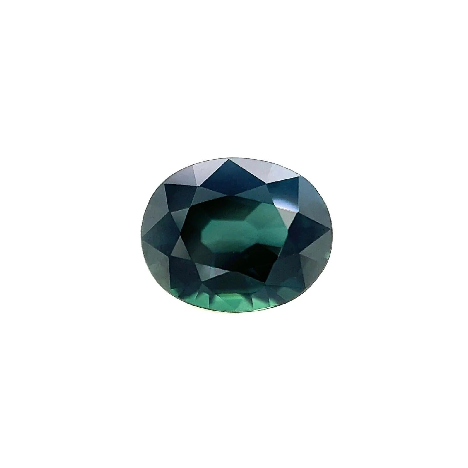 1.20ct Sapphire Untreated Deep Green Blue Oval Cut Unheated Rare VVS ...