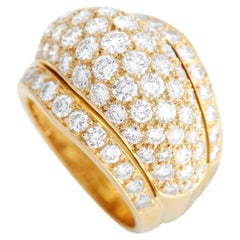 Cartier Nigeria 18k Gelbgold 5,0ct Diamant Bombé Ring