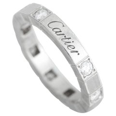 Bague Lanières en or blanc 18k avec diamants de Cartier