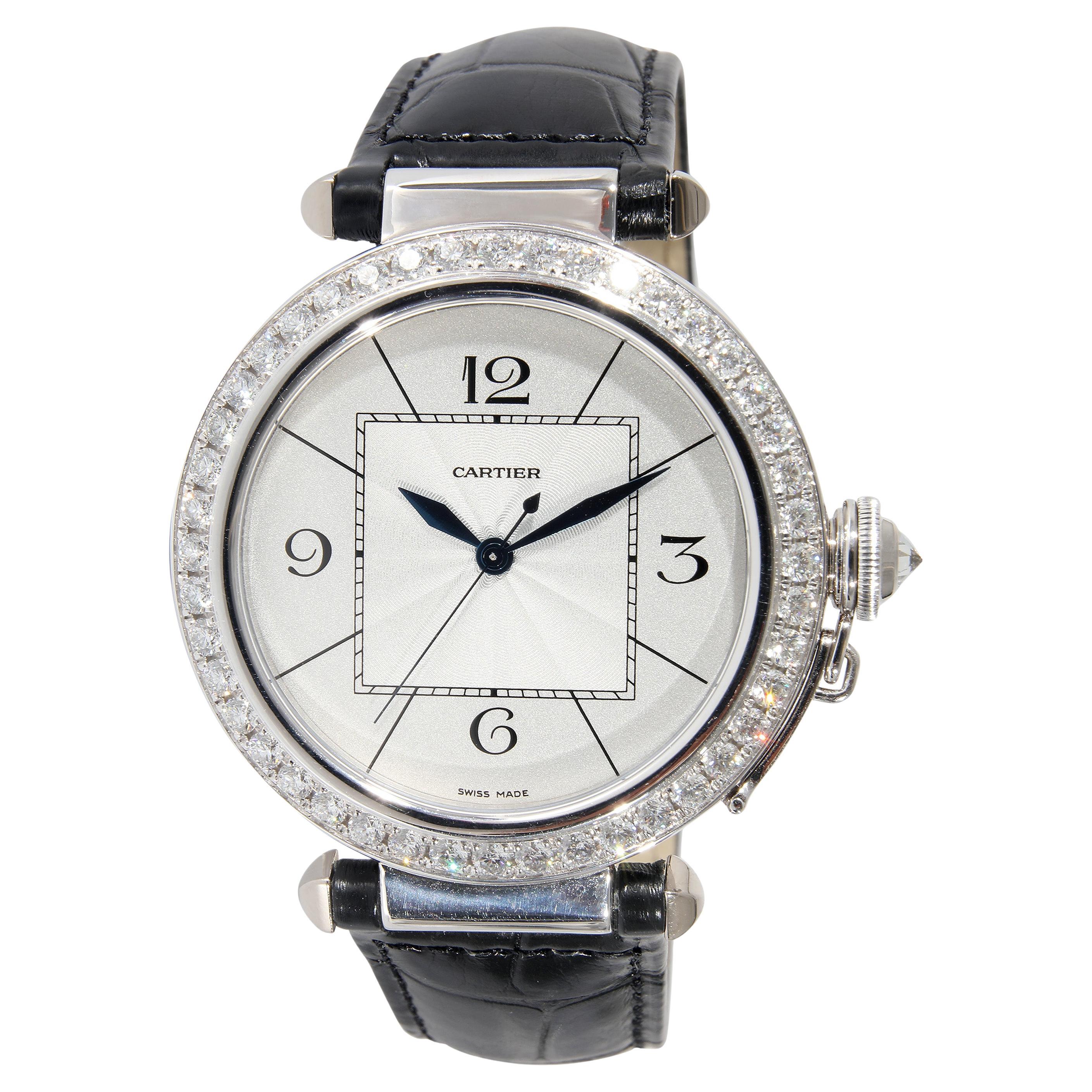 Cartier Pasha de Cartier WJ120251 Men's Watch in 18kt White Gold