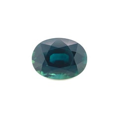 Zaffiro blu verde intenso Nature da 2,14 carati  Gemma sfusa dal taglio ovale 8.5X6.2Mm