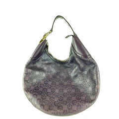 Gucci Purple Leather Horsebit Embossed Glam Hobo 10G10105 