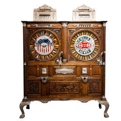 Very Rare Gambling Mills Double Dewey Slot Machine