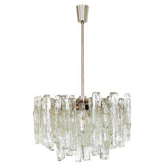Ice Glass Chandelier, Kalmar, Austria, 1960
s