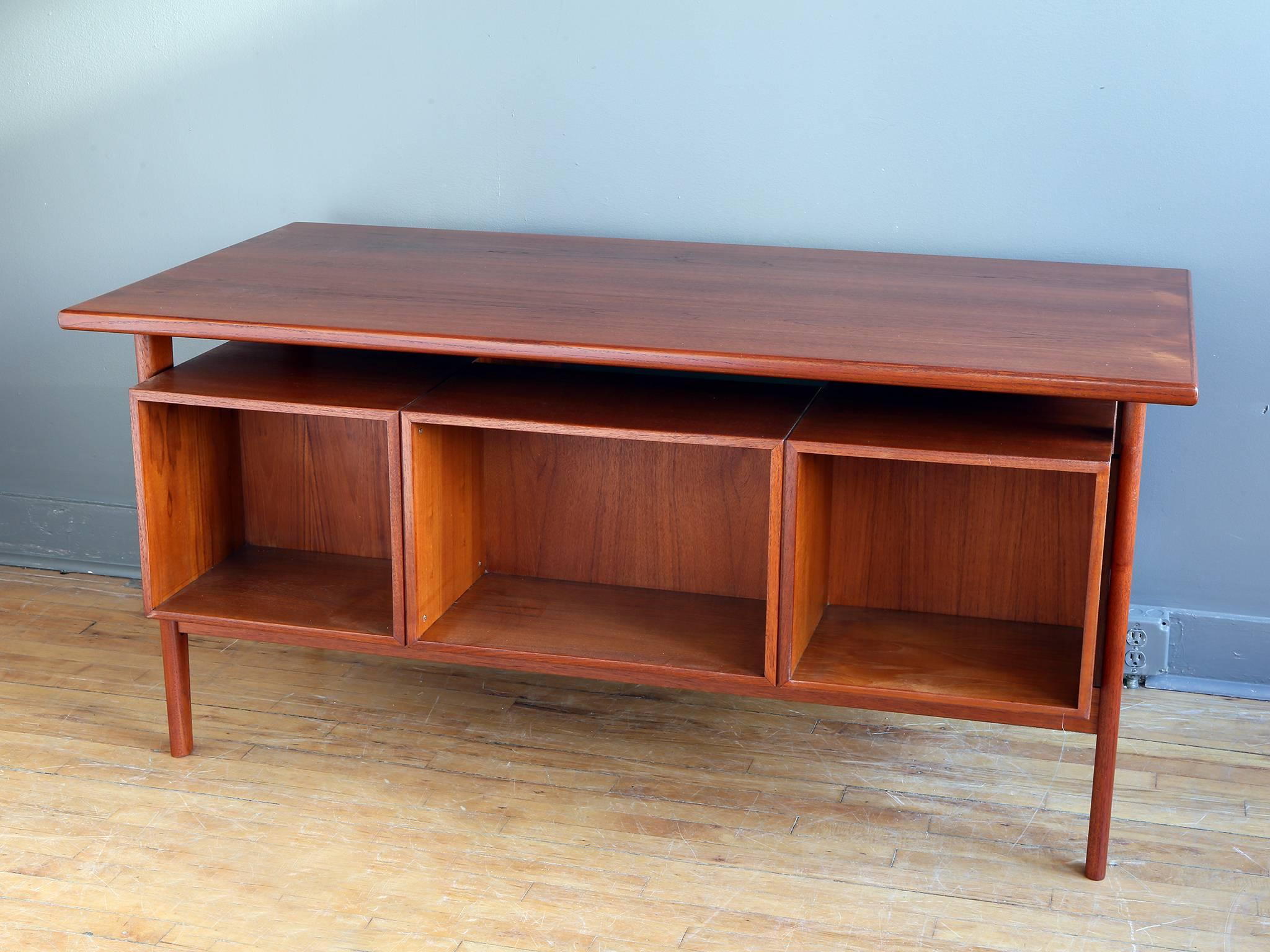 Mid-20th Century Teak Executive's Desk by Kai Kristiansen