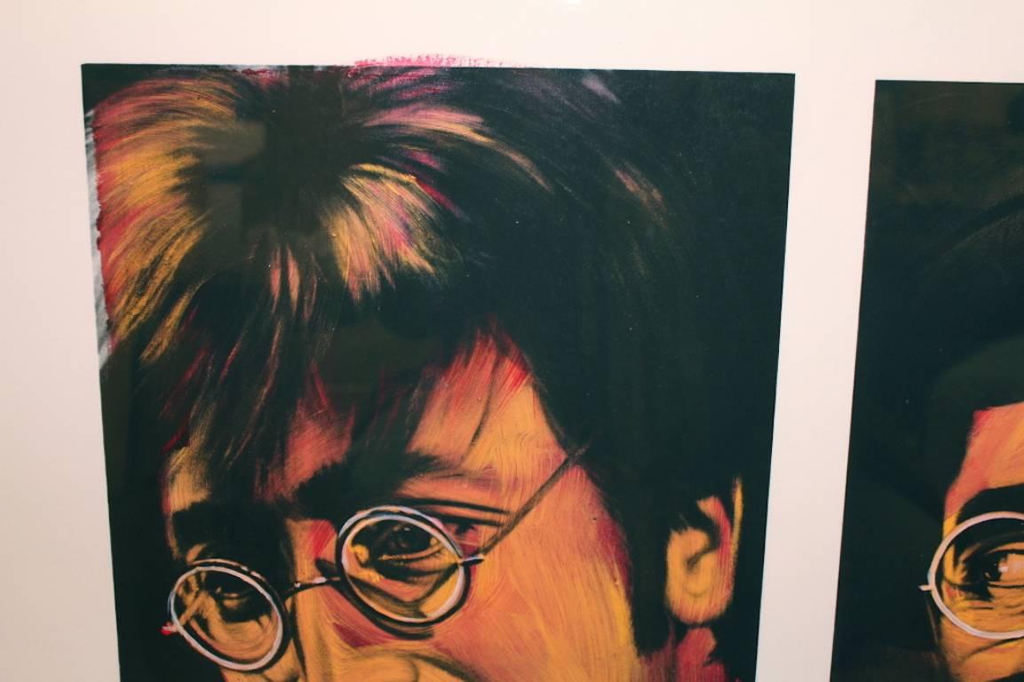 Lennon e Marx - Painting Pop Art di Ron English