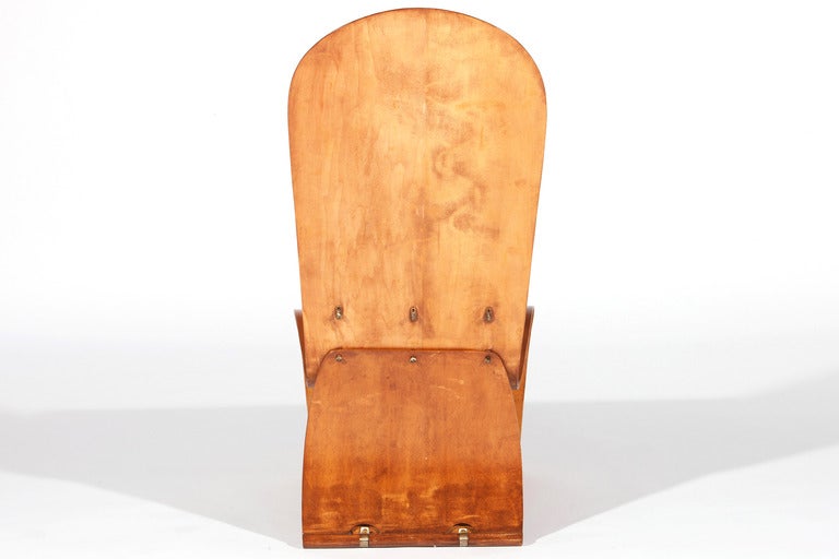 American Herbert Von Thaden Plywood Chair