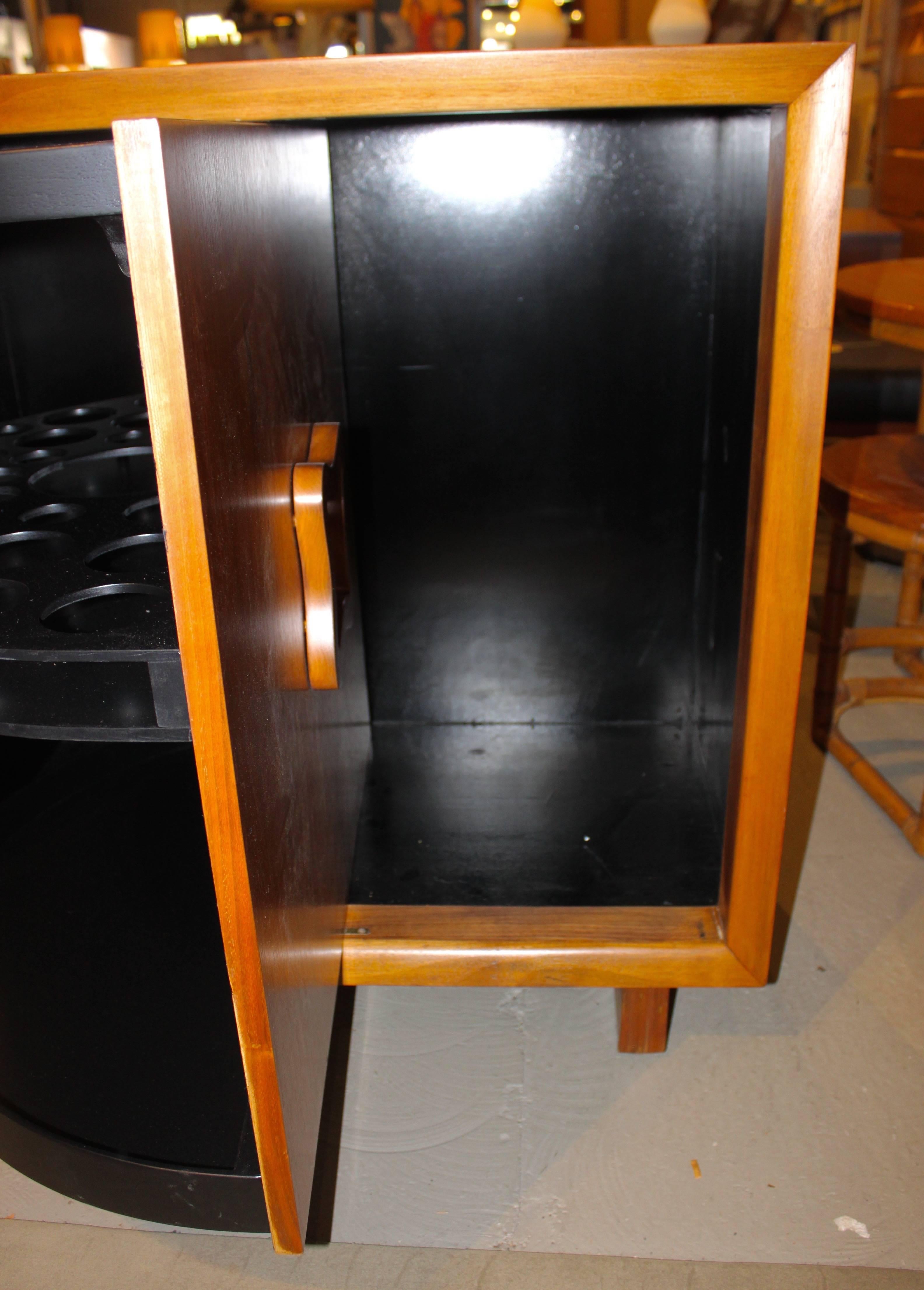 Rare Mid-Century Modern Dry Bar Cabinet For Sale 1