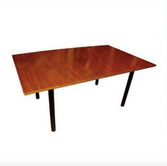 Tavolo da pranzo allungabile in noce di Edward Wormley per Dunbar, circa 1953