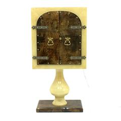 Illuminated Goatskin Bar by Aldo Tura, 1950s 2