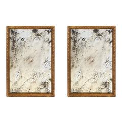 French Antique Louis XVI Style Pair of Mirrors