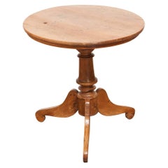 George III Walnut Tripod Table