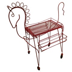 Vintage Frederick Weinberg "Pony" Bar Cart