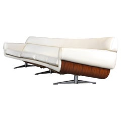 Extraordinary Curved Four Seat Sofa by Martin Stoll, Germany, 1960s