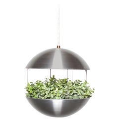 Vintage Aluminium RS25 Flowerpot Lamp by Poul Cadovius for HF Belysning