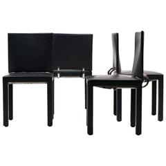 Set of Four Arcadia Chairs by Paolo Piva for B&B, Italia 11
